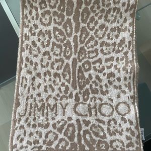 Jimmy Choo Cheetah print scarf